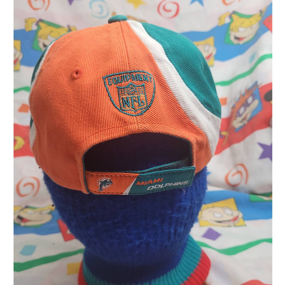 Vtg Miami Dolphins reebok NFL equipment dad hat - Picture 3 of 6